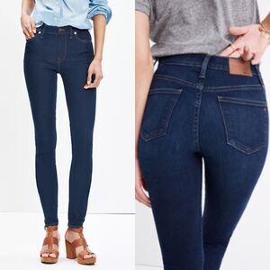 Madewell‎ 9” high rise skinny david wash jeans 24